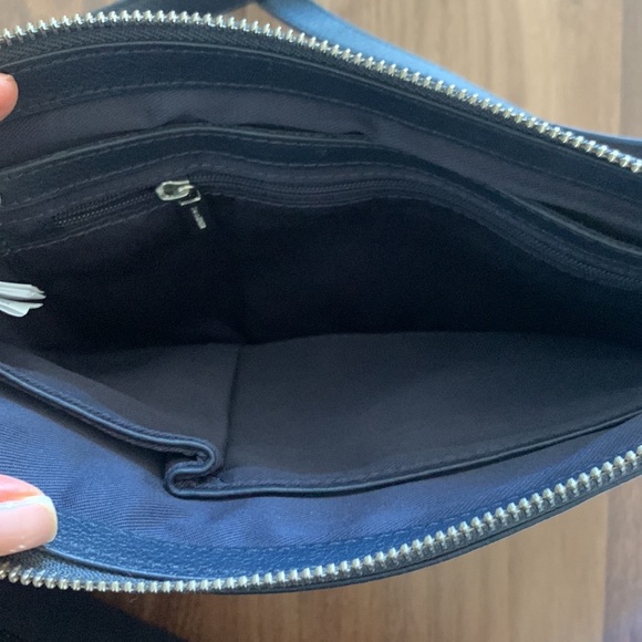 SOLD and no longer available - Danier Navy Blue CrossBody Bag - Never Used! - Picture 4 of 7